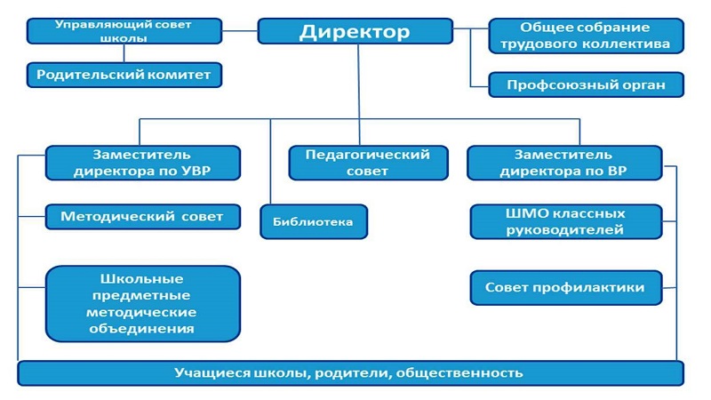 Структура школы.